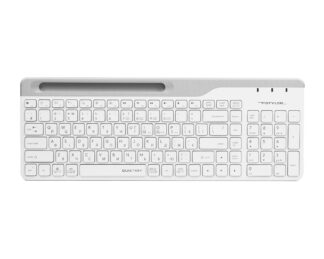 Клавіатура бездротова Fstyler, Bluetooth / 2.4 ГГц, білий A4Tech FBK25