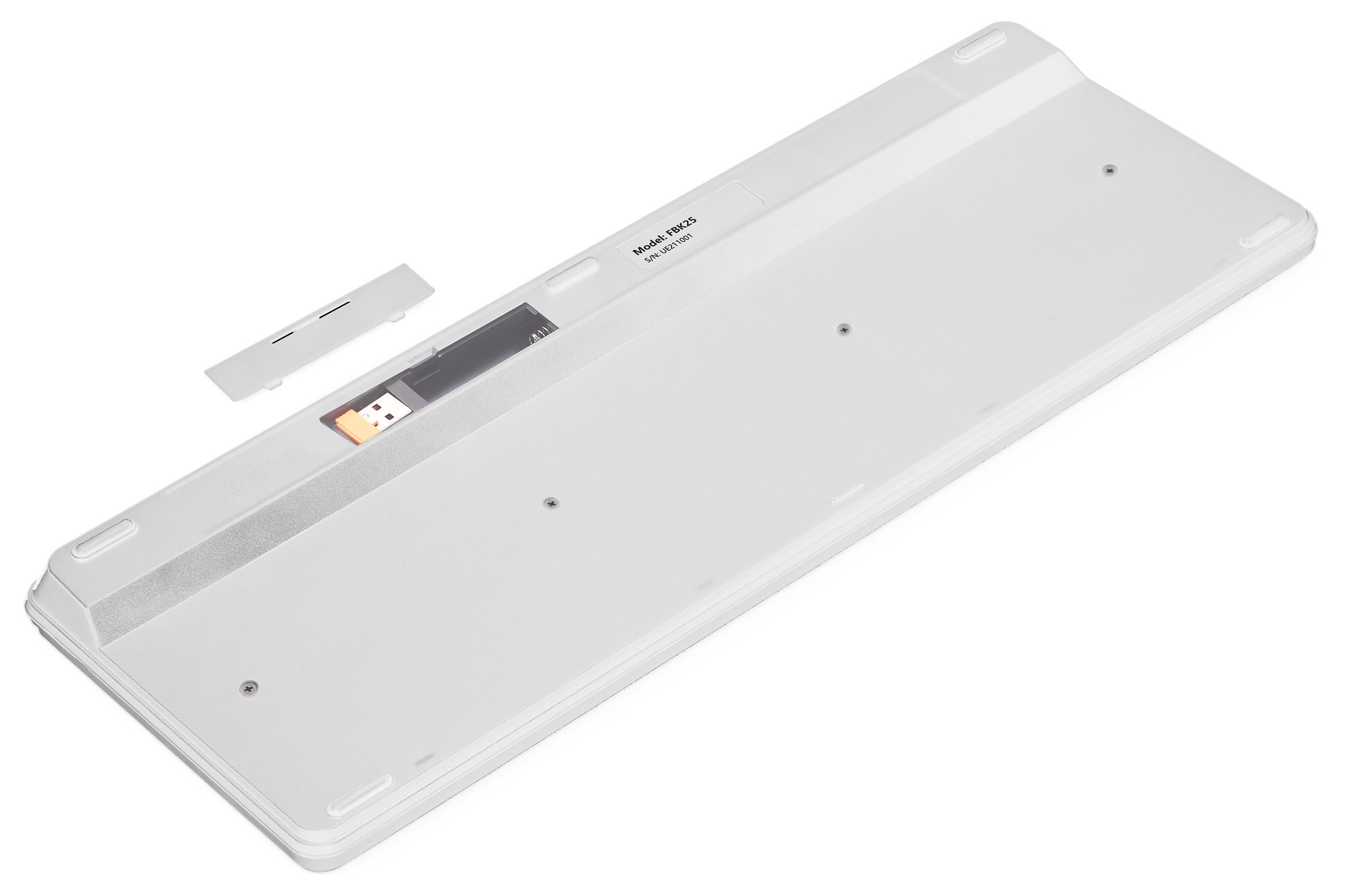 Клавіатура бездротова Fstyler, Bluetooth / 2.4 ГГц, білий A4Tech FBK25 — фото 9