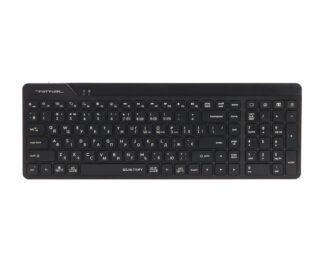 Клавіатура бездротова Fstyler, Bluetooth / 2.4 ГГц, quiet key, чорний
