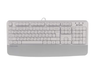 Клавіатура дротова Fstyler, USB A4Tech FK20 білий