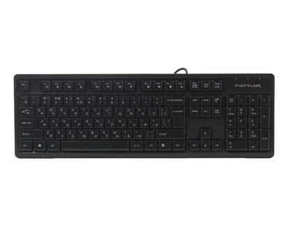 Проводная клавиатура Fstyler, защита от влаги, USB A4Tech FK12, черная