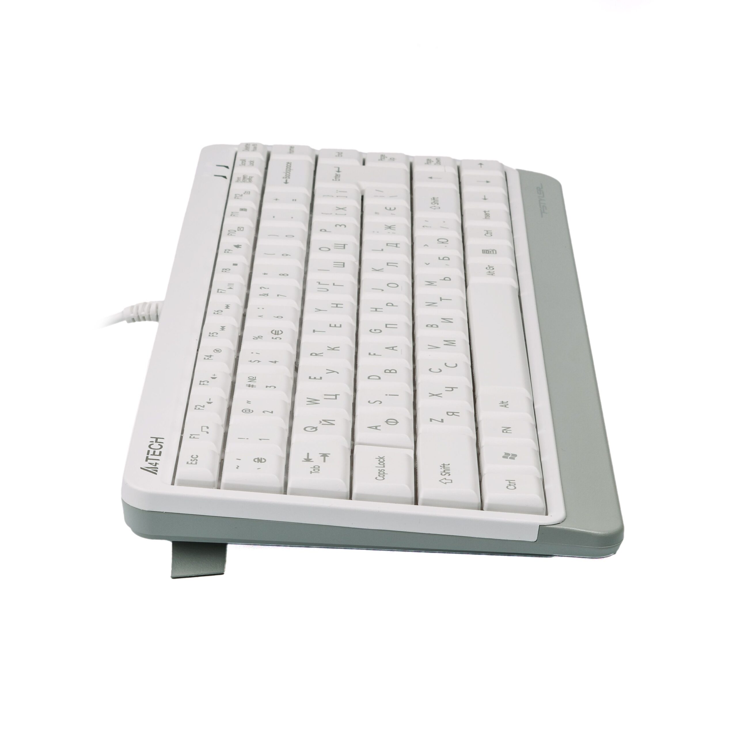 Клавіатура Fstyler Compact Size, USB A4Tech FK11 USB білий — фото 3
