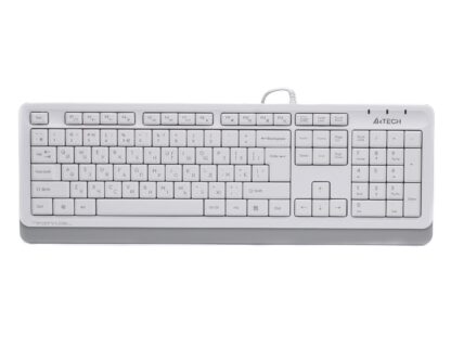 Клавіатура Fstyler Sleek Media Comfort, USB, білий A4Tech FK10