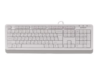 Клавіатура Fstyler Sleek MMedia Comfort, USB, білий A4Tech FKS10