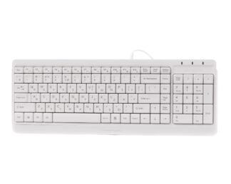 Клавіатура Fstyler Wired Keyboard USB, білий A4Tech FK15