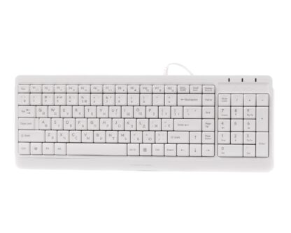 Клавіатура Fstyler Wired Keyboard USB, білий A4Tech FK15