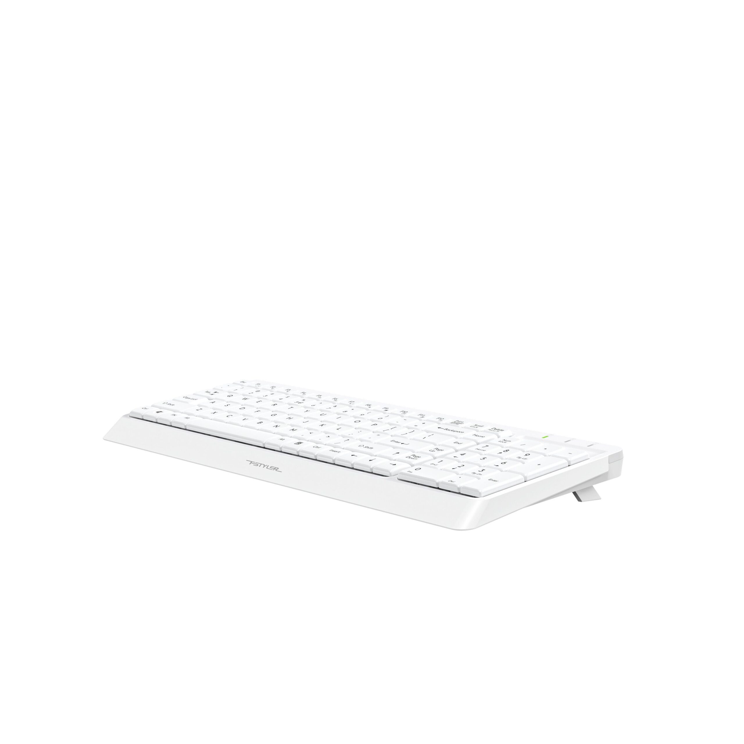 Клавіатура Fstyler Wired Keyboard USB, білий A4Tech FK15 — фото 6