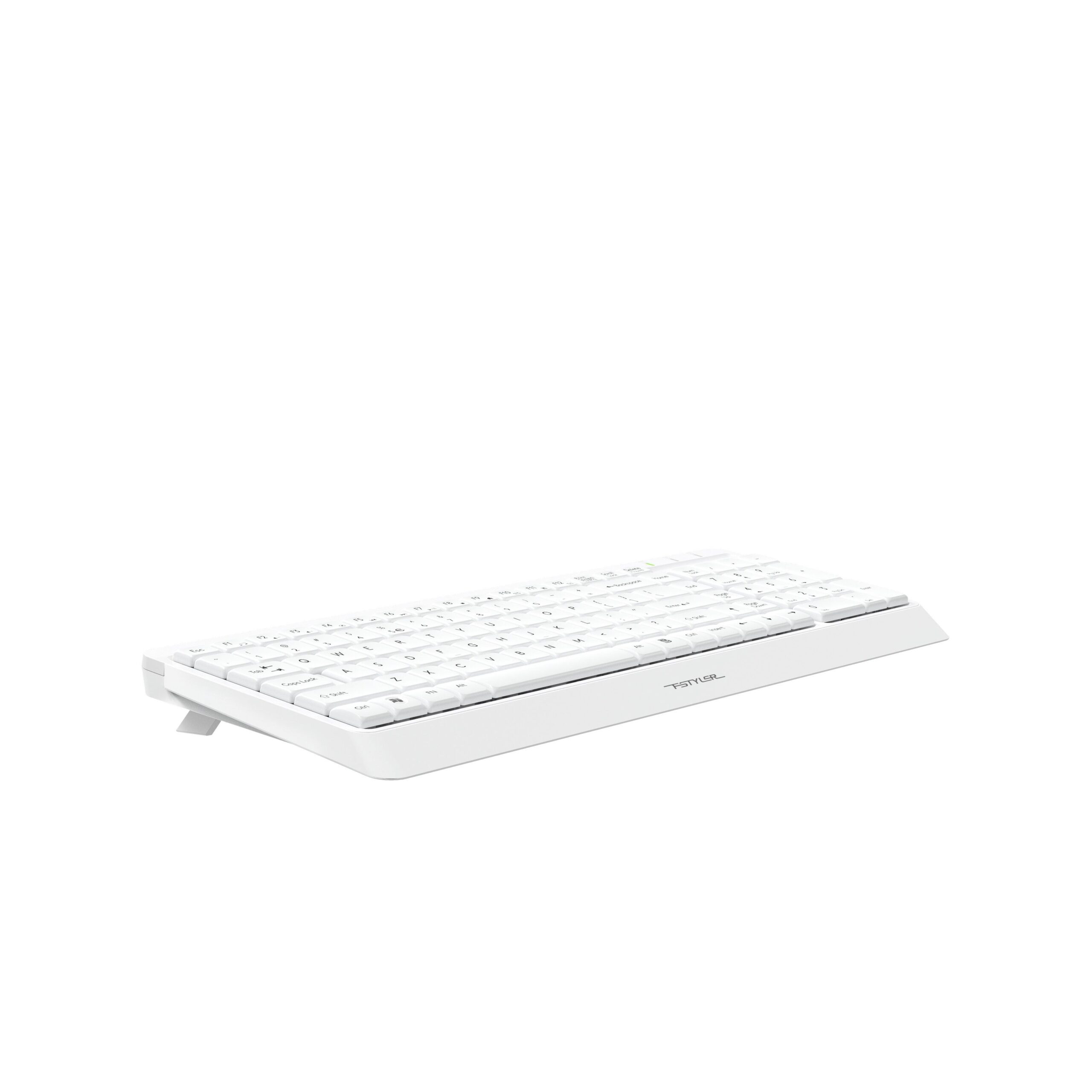 Клавіатура Fstyler Wired Keyboard USB, білий A4Tech FK15 — фото 7