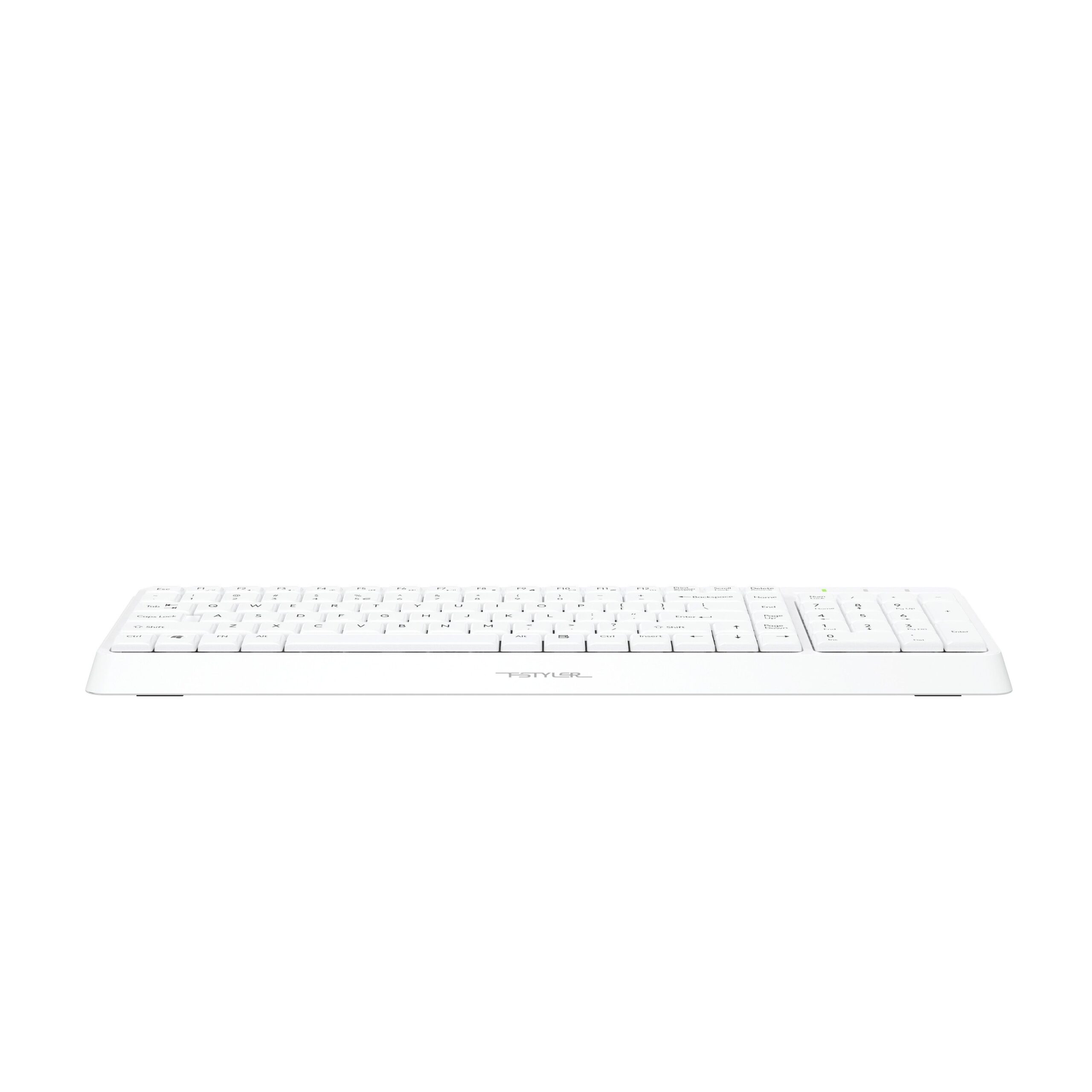 Клавіатура Fstyler Wired Keyboard USB, білий A4Tech FK15 — фото 9
