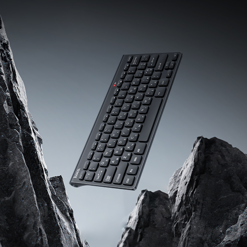 Клавіатура HOCO GM70 Dragon 2.4G wireless mini keyboard(Ukrainian version) Black — фото 9