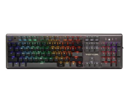 Клавіатура механічна ігрова, неонове підсвічування, USB, FS Switches (FS100)
