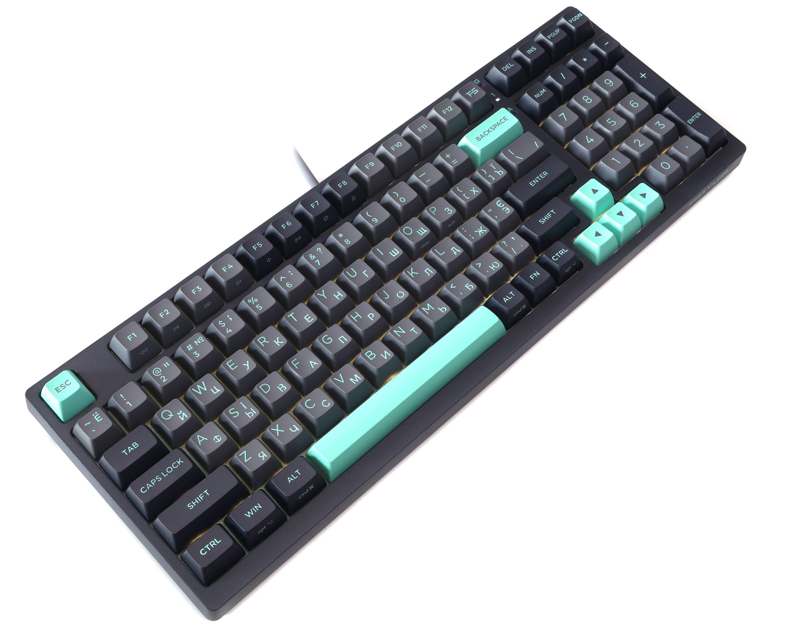Клавіатура механічна ігрова, USB, FS Switches, сірий A4Tech FS300 — фото 3