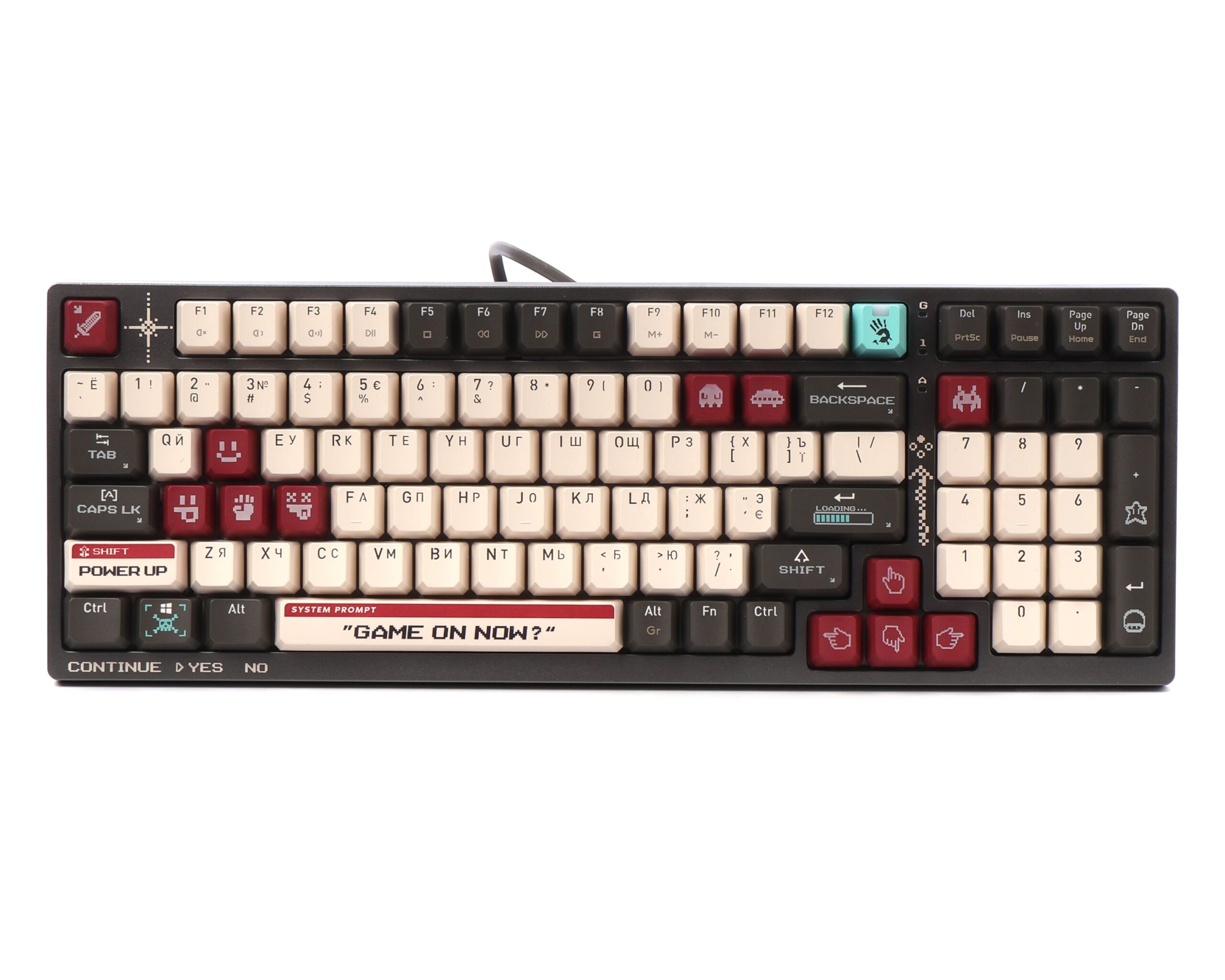 Клавіатура механічна ігрова, USB, підсвічування, Blms Red Plus Switch — фото 2