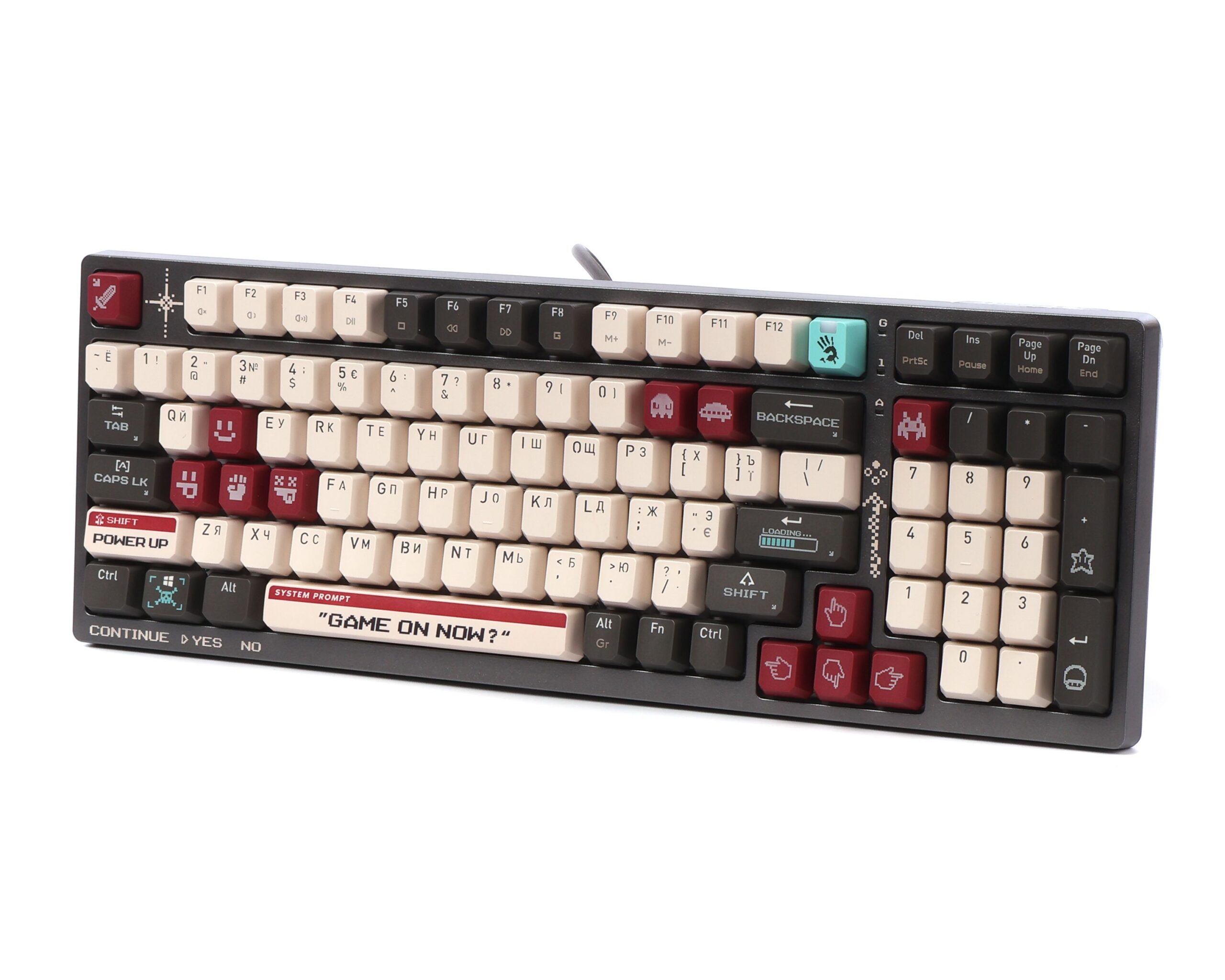 Клавіатура механічна ігрова, USB, підсвічування, Blms Red Plus Switch — фото 3