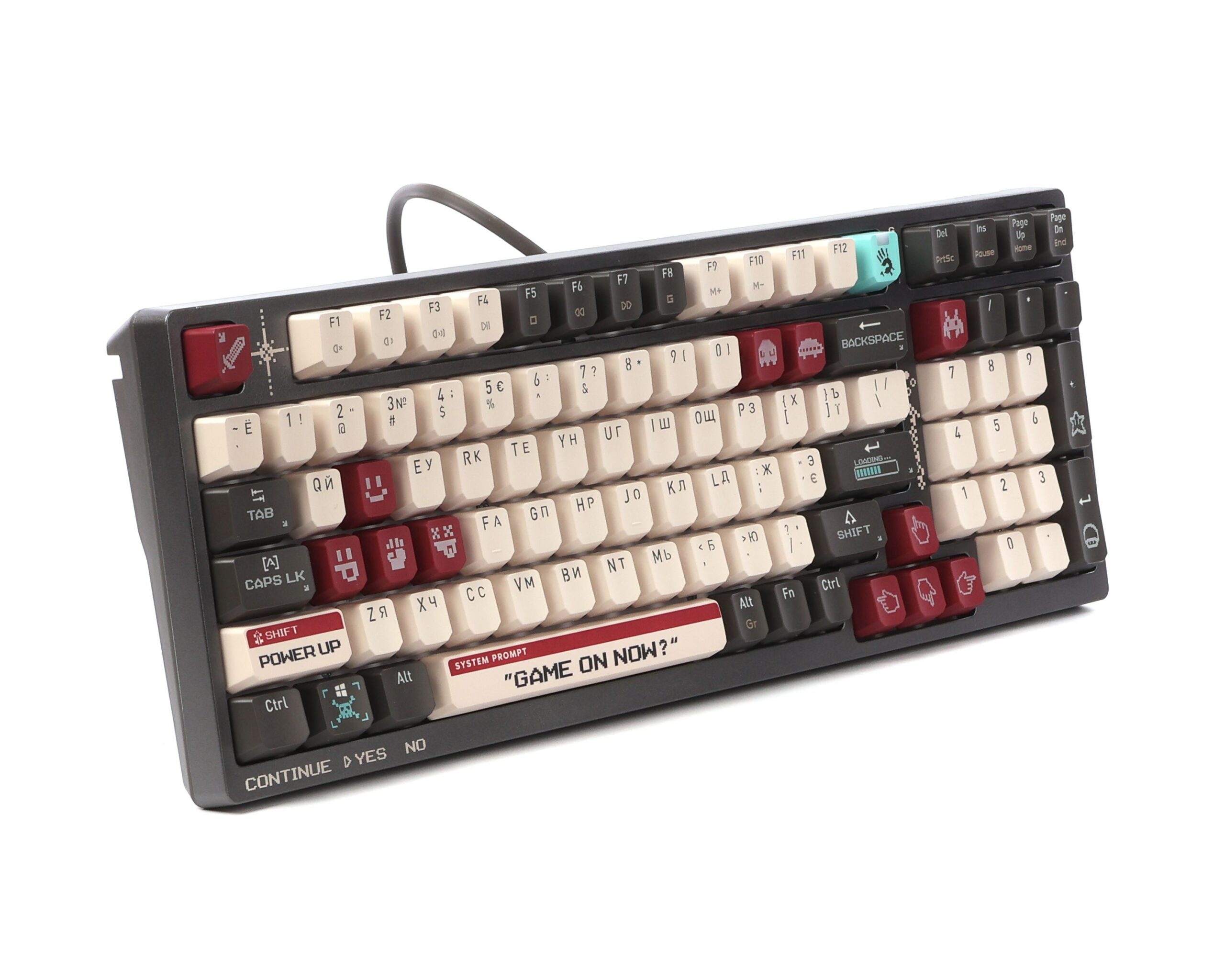 Клавіатура механічна ігрова, USB, підсвічування, Blms Red Plus Switch — фото 4