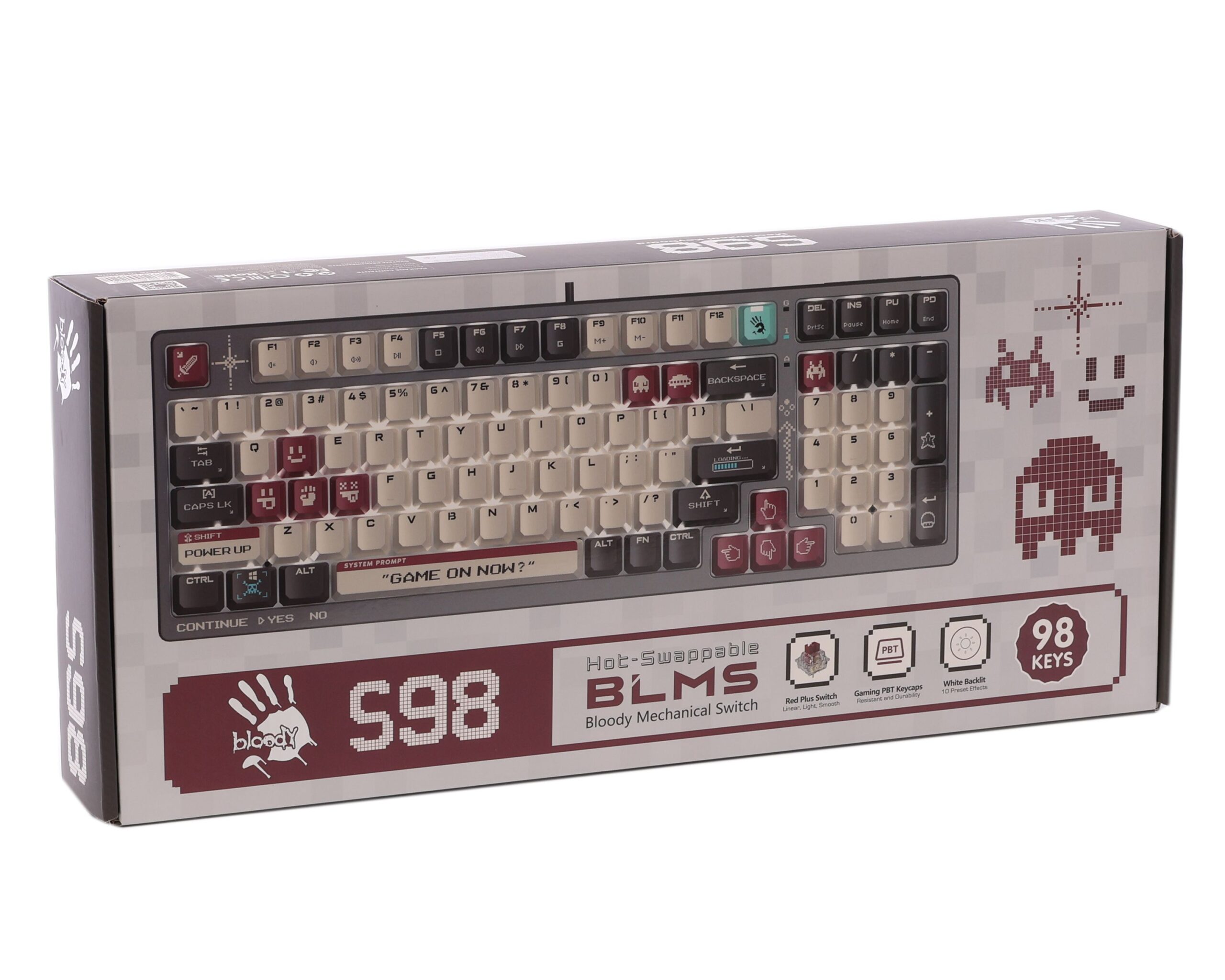 Клавіатура механічна ігрова, USB, підсвічування, Blms Red Plus Switch — фото 6