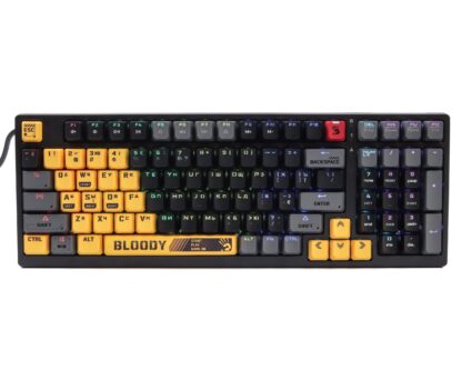 Клавіатура механічна ігрова, USB, RGB підсвічування, Blms Red Plus