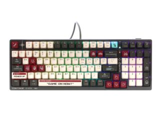 Клавіатура механічна ігрова, USB, RGB підсвічування, Blms Red Plus