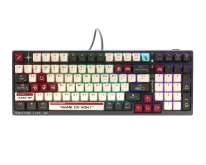Клавіатура механічна ігрова, USB, RGB підсвічування, Blms Red Plus