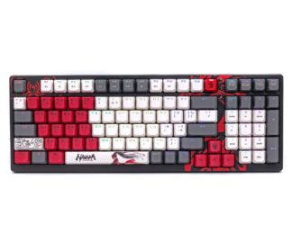 Клавіатура механічна ігрова, USB, RGB підсвічування, Blms Red Plus