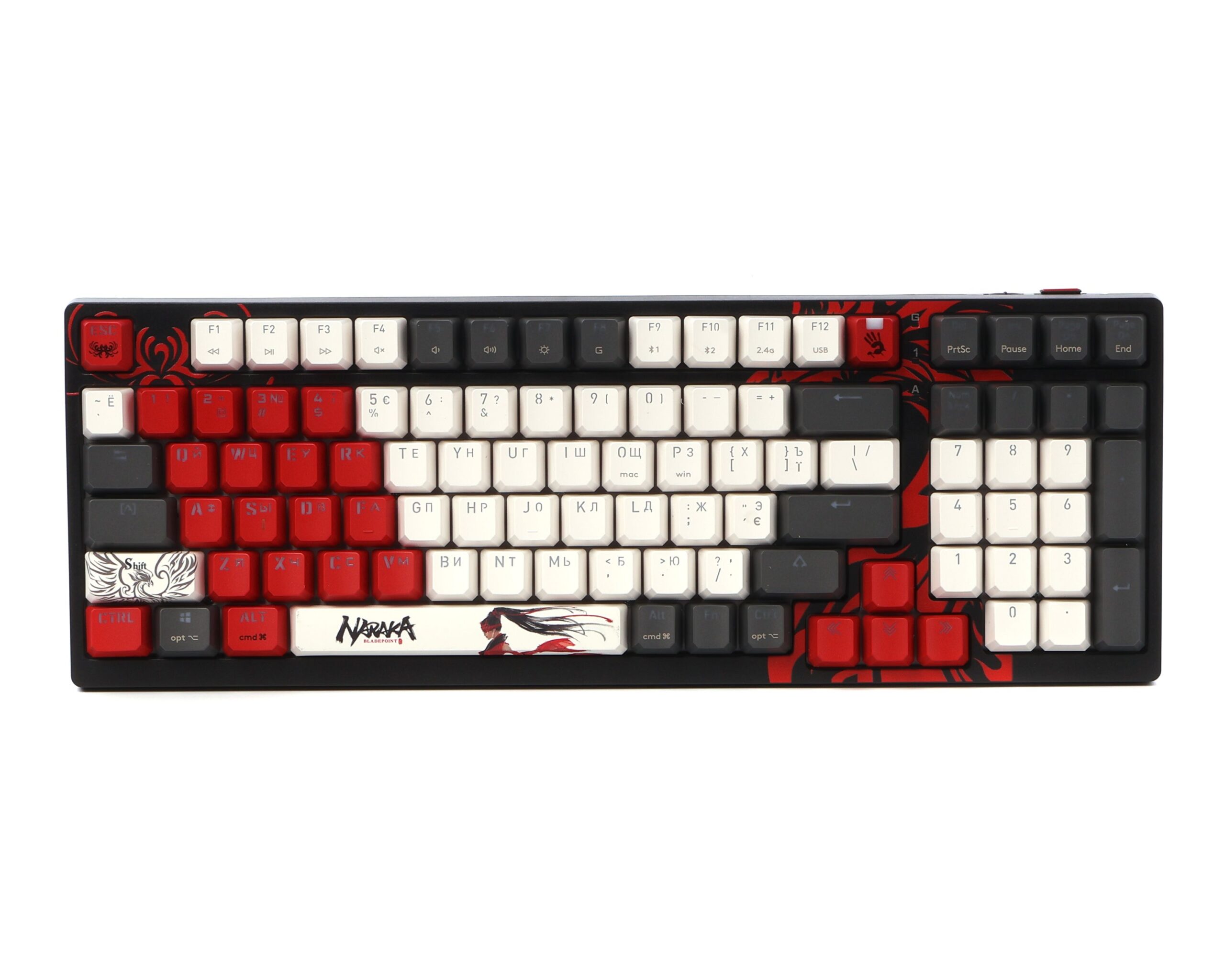 Клавіатура механічна ігрова, USB, RGB підсвічування, Blms Red Plus — фото 2