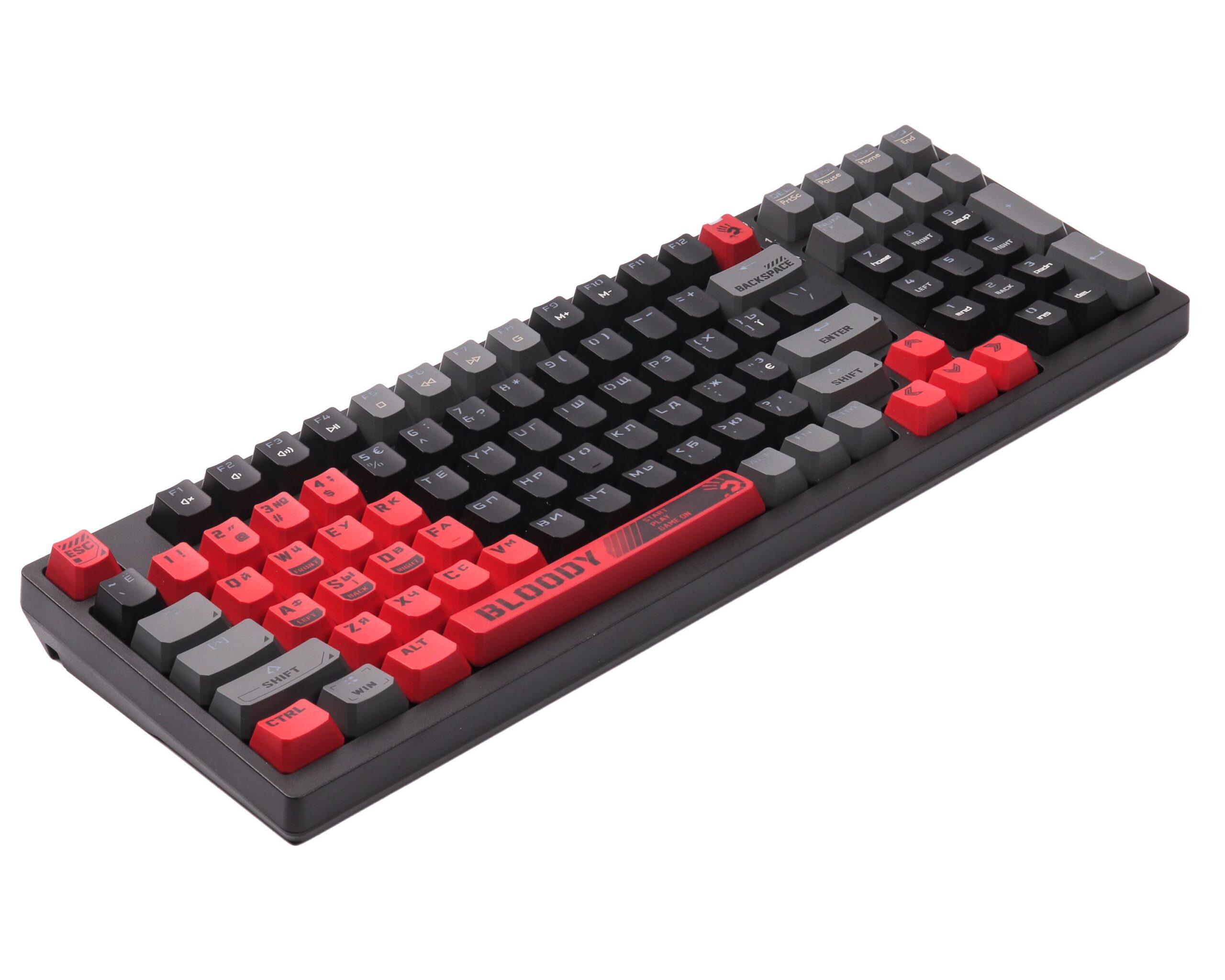 Клавіатура механічна ігрова, USB, RGB підсвічування, Blms Red Plus — фото 2