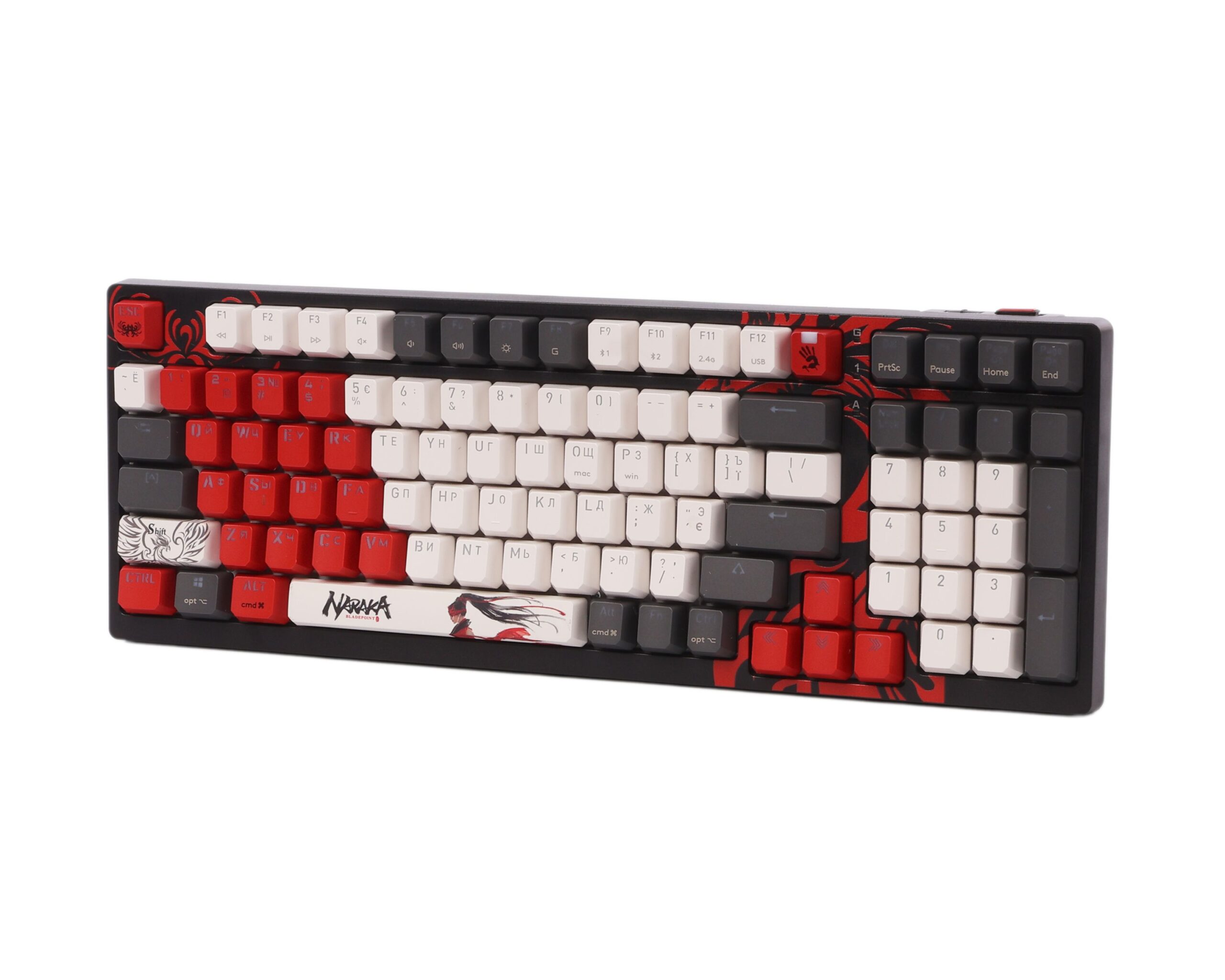 Клавіатура механічна ігрова, USB, RGB підсвічування, Blms Red Plus — фото 3