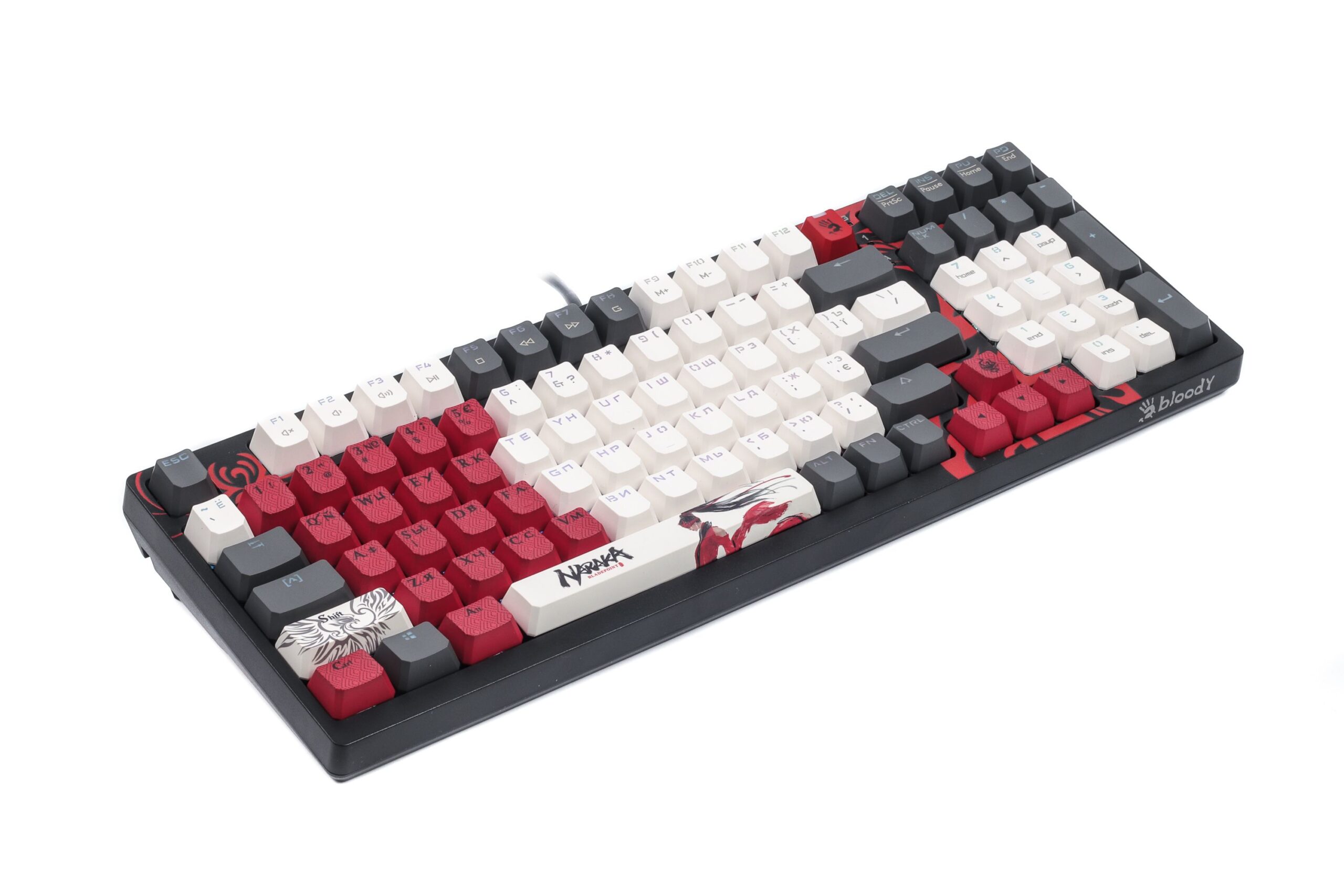 Клавіатура механічна ігрова, USB, RGB підсвічування, Blms Red Plus — фото 3