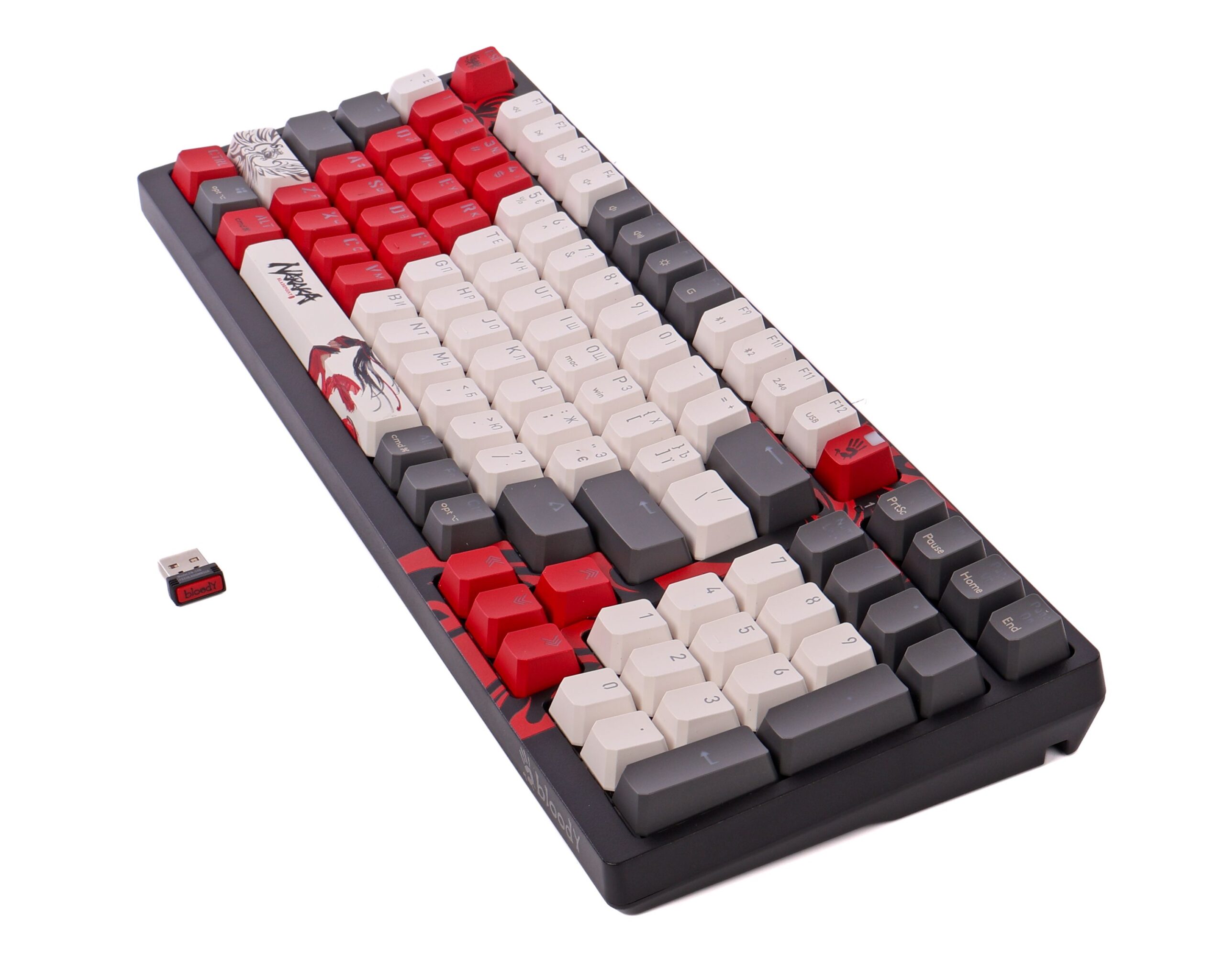 Клавіатура механічна ігрова, USB, RGB підсвічування, Blms Red Plus — фото 6