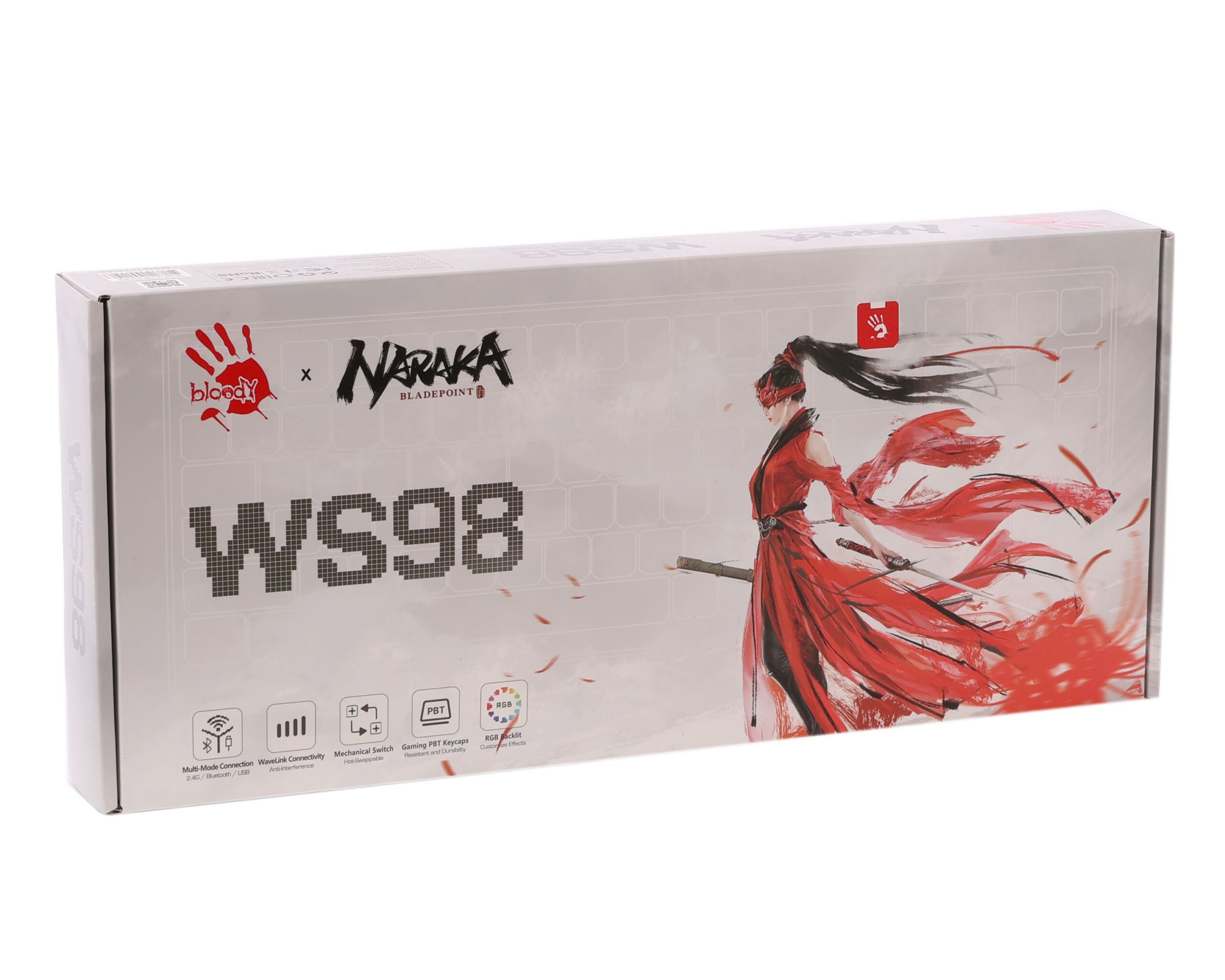 Клавіатура механічна ігрова, USB, RGB підсвічування, Blms Red Plus — фото 9