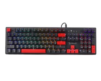 Клавіатура механічна ігрова, USB, RGB підсвічування, Blms Red Switch