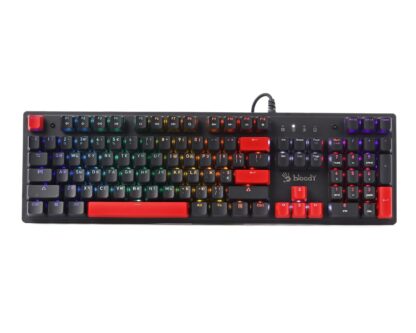 Клавіатура механічна ігрова, USB, RGB підсвічування, Blms Red Switch
