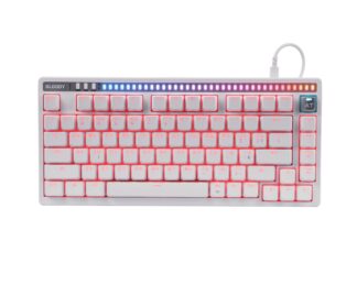 Клавіатура оптична ігрова, USB, RGB підсвічування, Alpha Optical