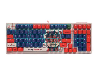 Клавіатура оптична ігрова, USB, RGB підсвічування, Alpha Optical