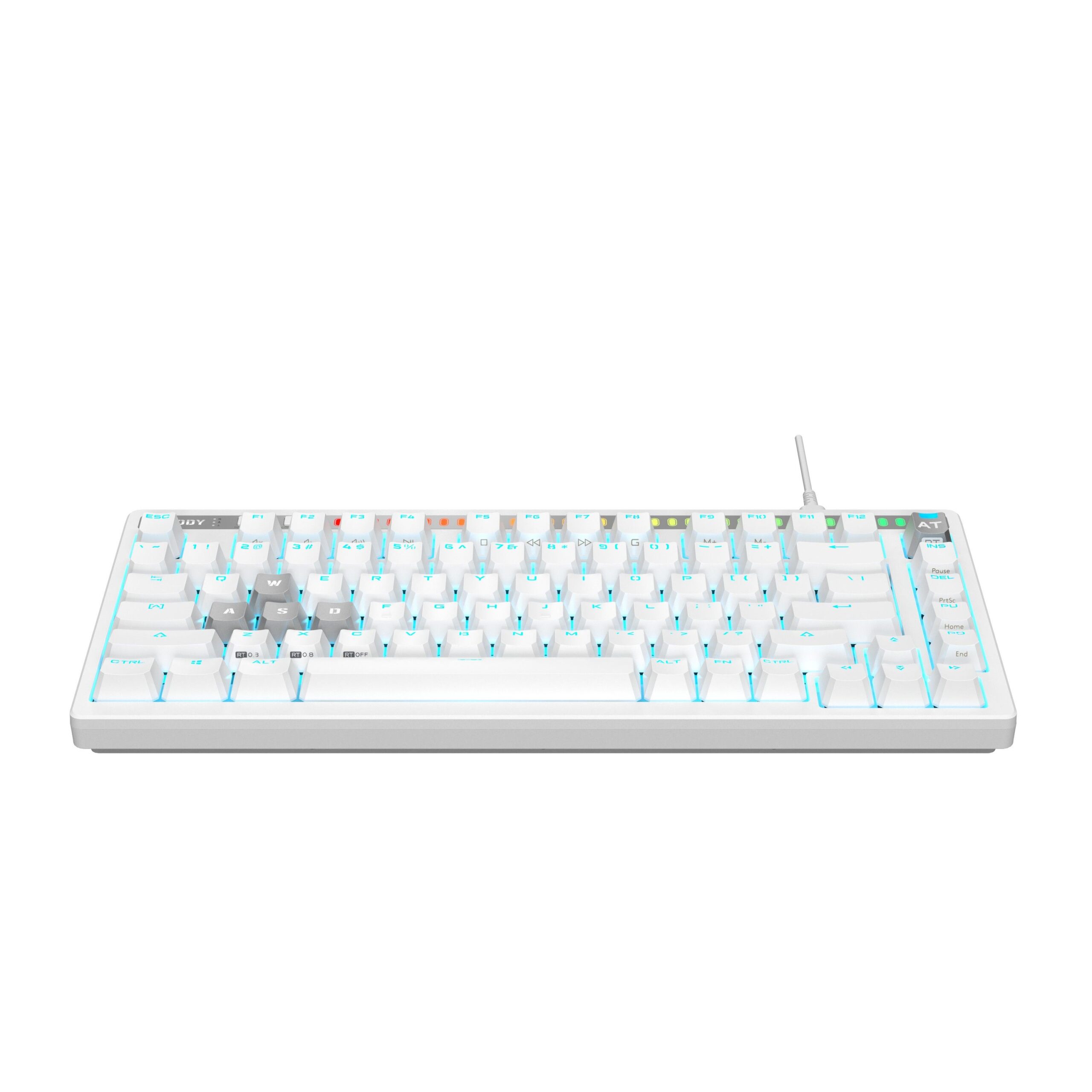 Клавіатура оптична ігрова, USB, RGB підсвічування, Alpha Optical — фото 4