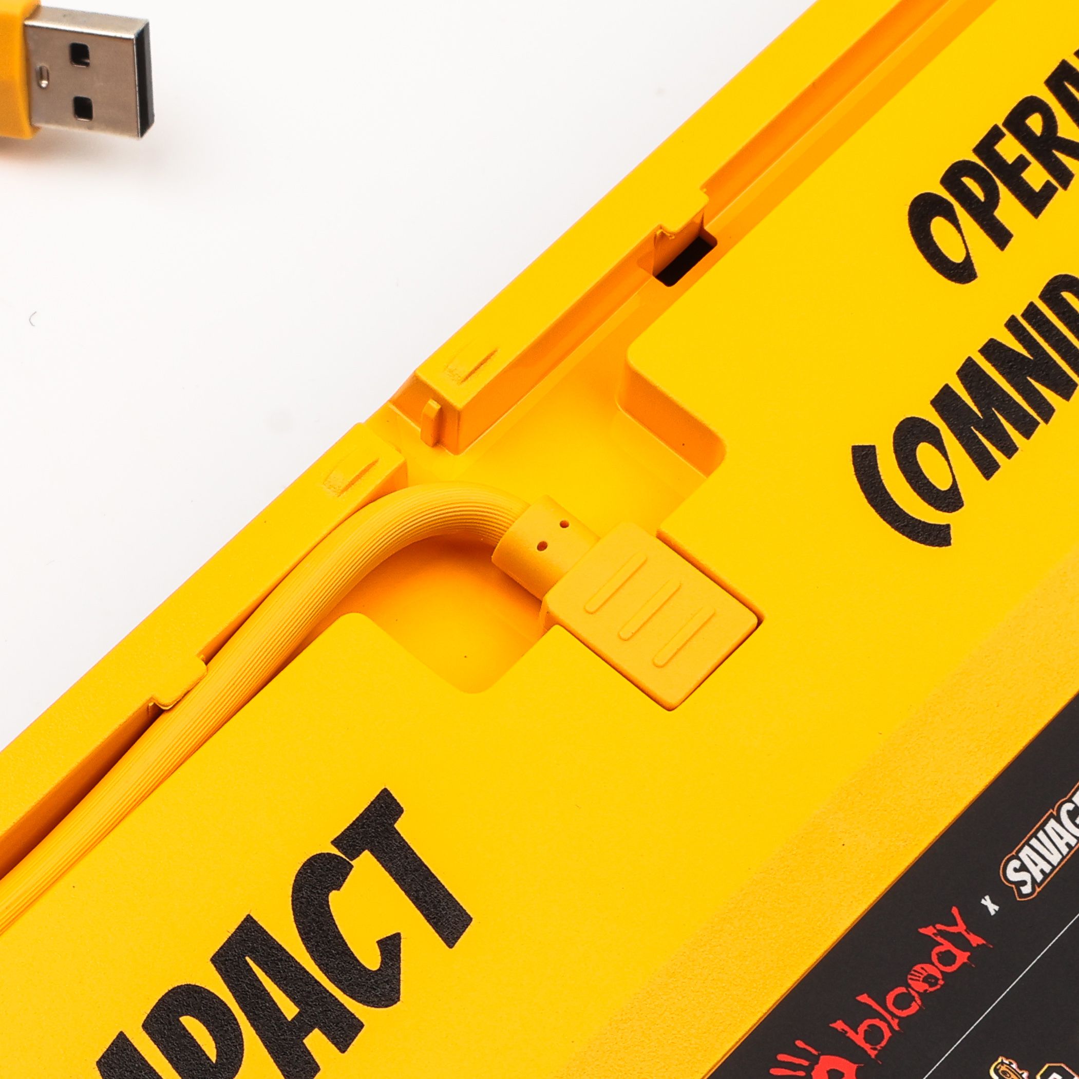 Клавіатура оптична ігрова, USB, RGB підсвічування, Alpha Optical — фото 5