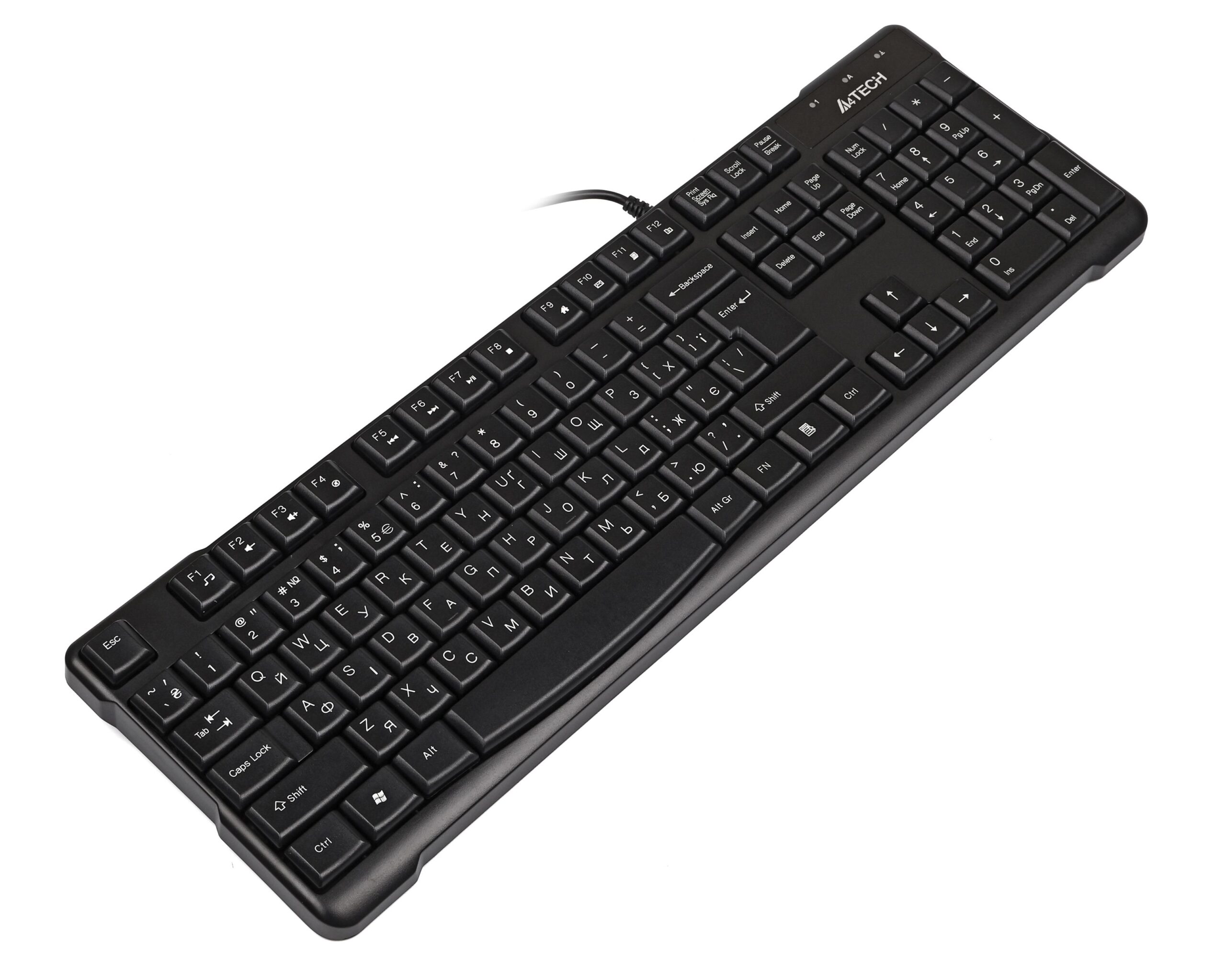 Клавіатура USB, Comfort Key A4Tech KR-750 USB чорний — фото 2