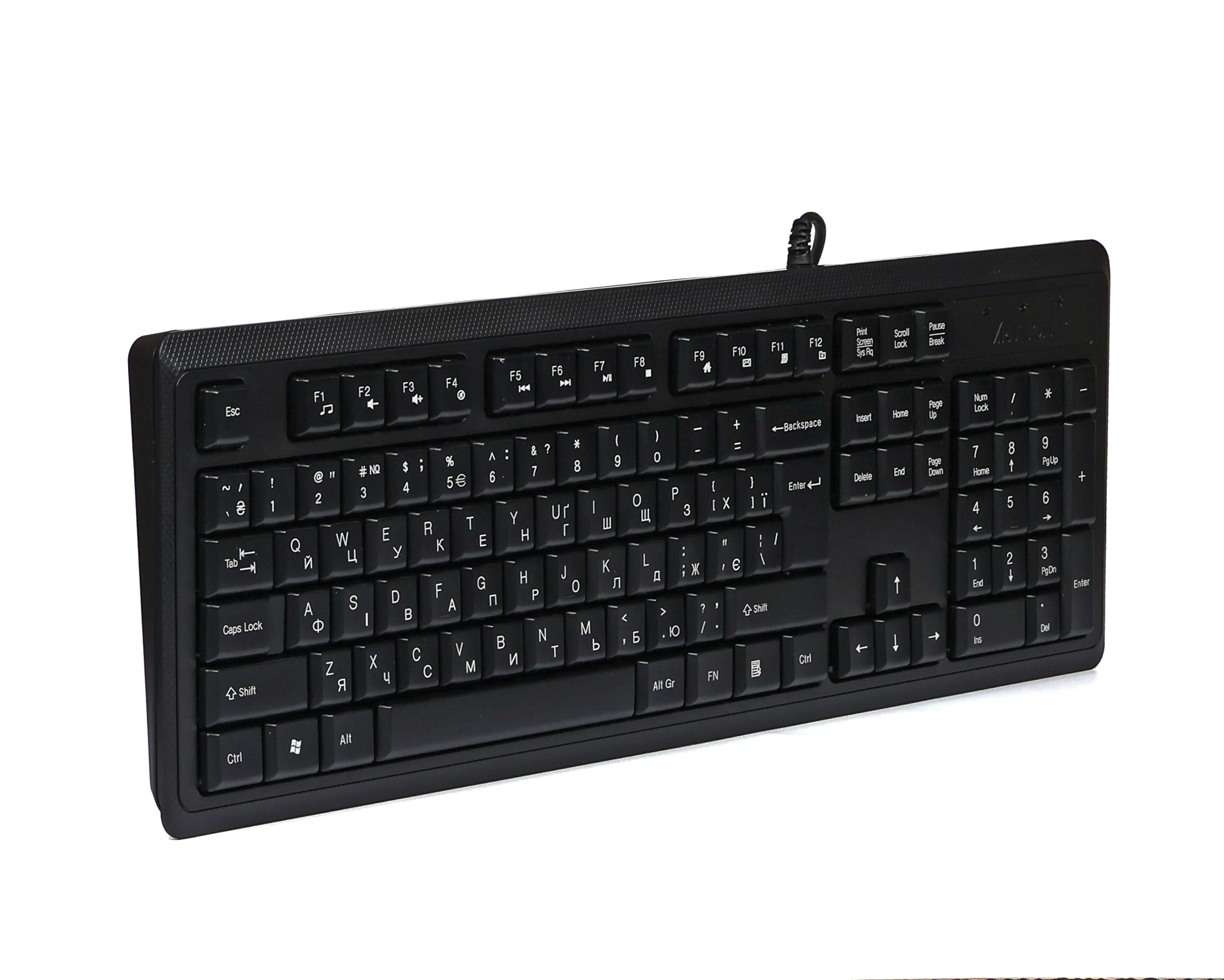 Клавіатура USB, Comfort Key A4Tech KR-92 USB чорний — фото 3