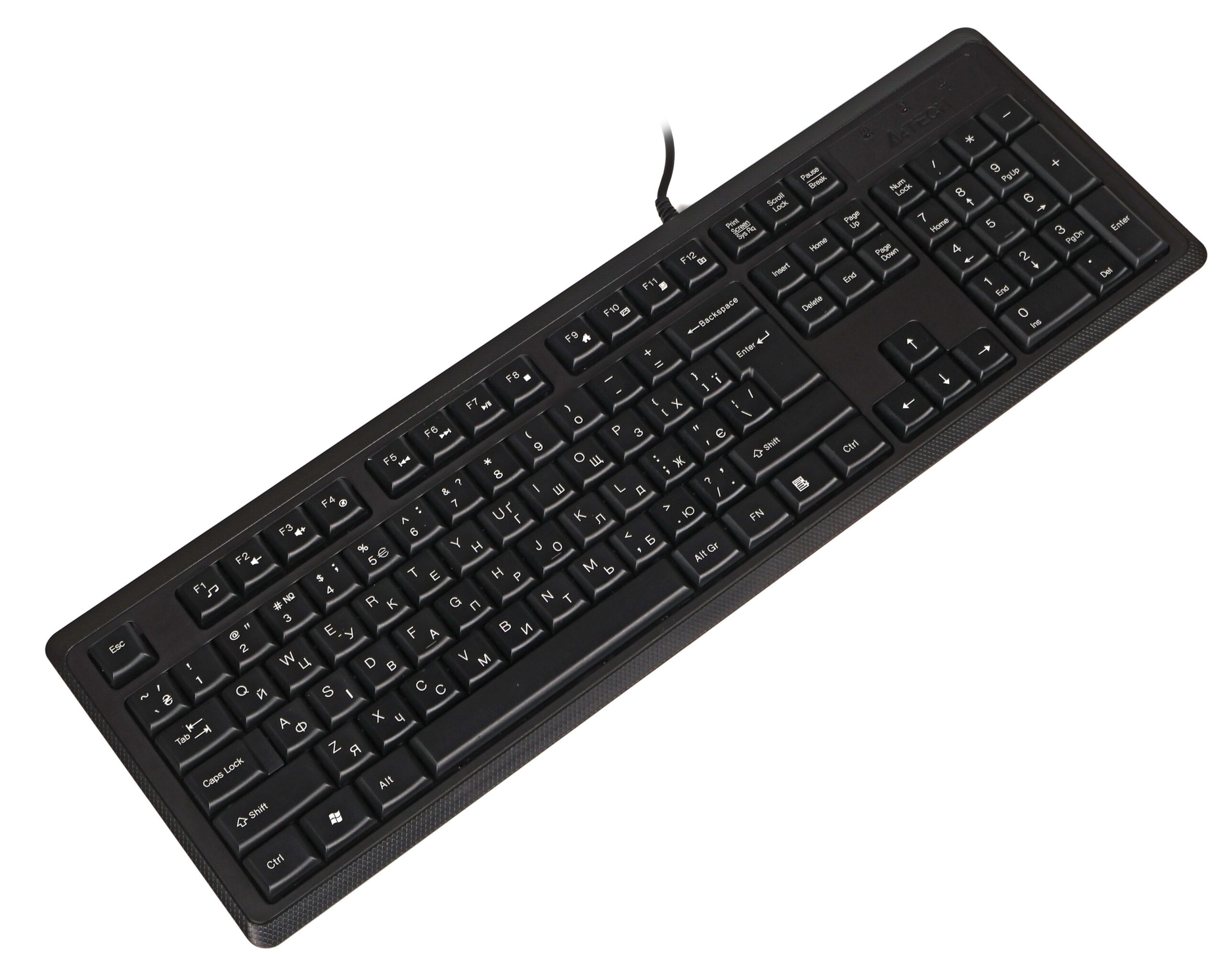 Клавіатура USB, Comfort Key A4Tech KR-92 USB чорний — фото 4
