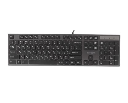 Клавіатура USB, сіро-чорний A4Tech KV-300H USB grey+black