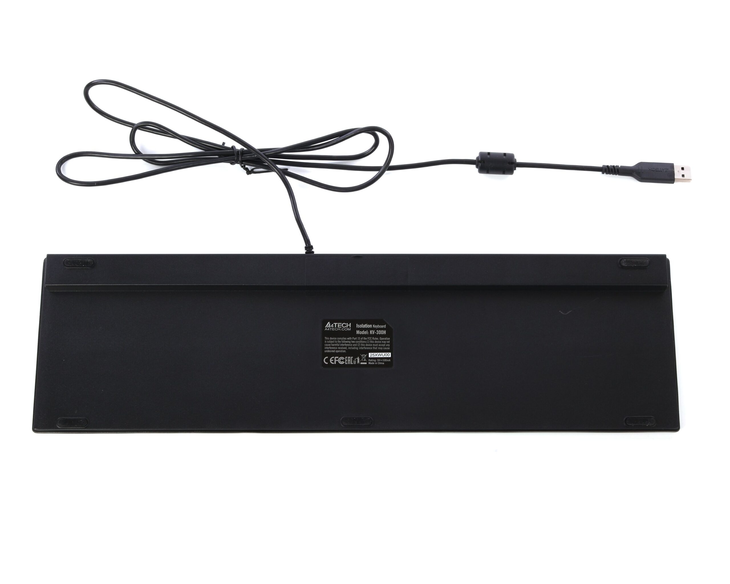 Клавіатура USB, сіро-чорний A4Tech KV-300H USB grey+black — фото 4
