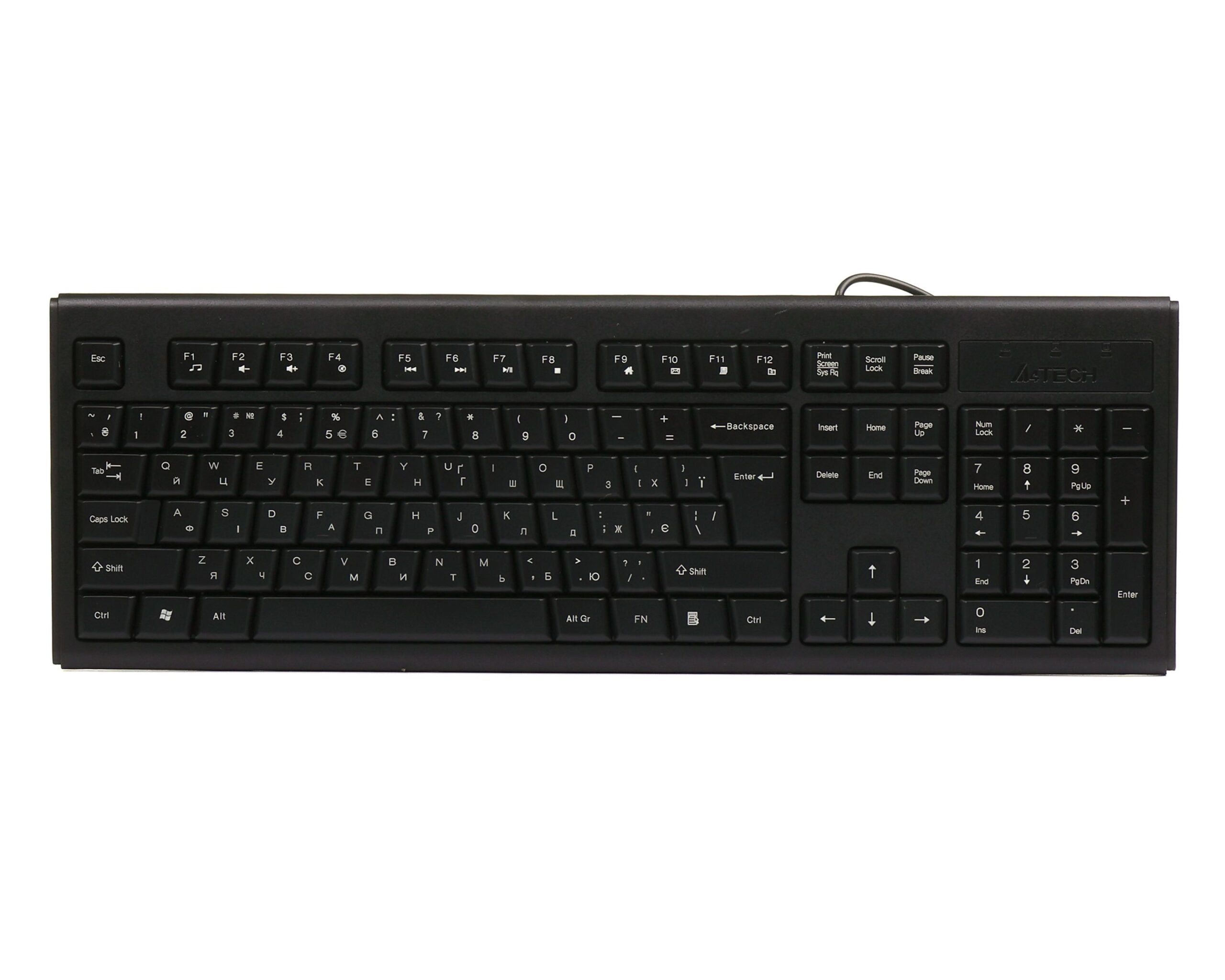 Клавіатура USB, X-slim, Comfort Key A4Tech KRS-83 USB чорний