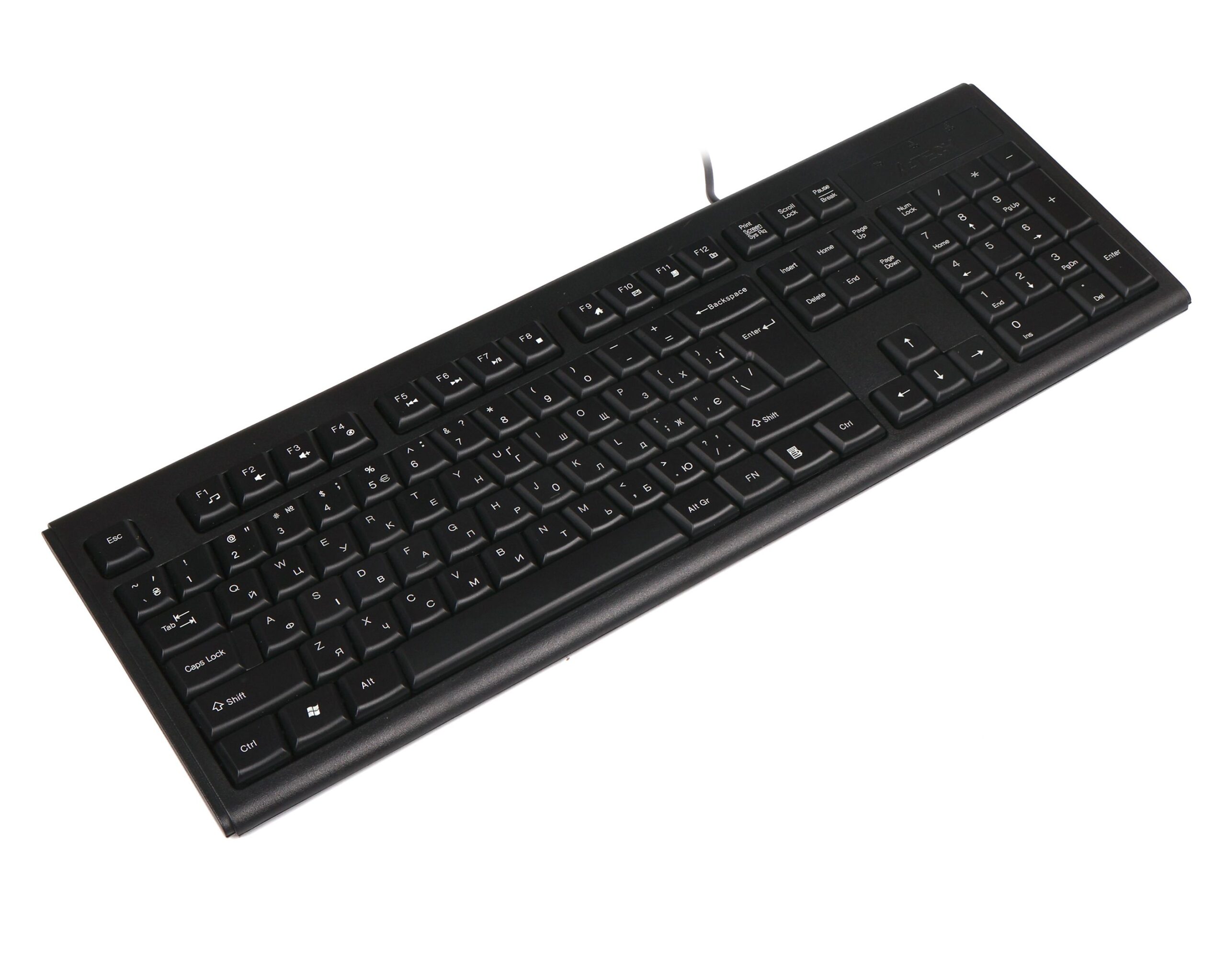 Клавіатура USB, X-slim, Comfort Key A4Tech KRS-83 USB чорний — фото 4