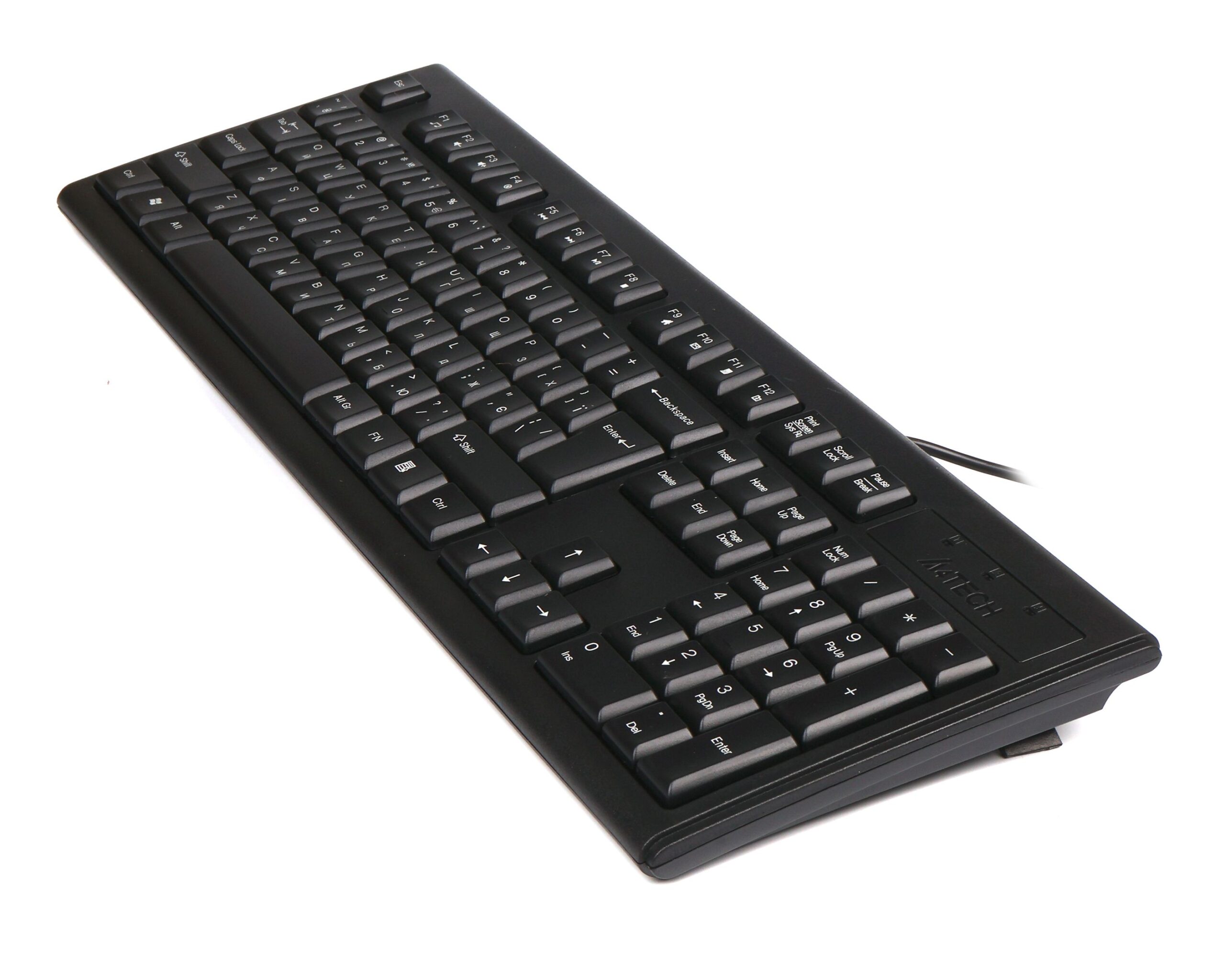 Клавіатура USB, X-slim, Comfort Key A4Tech KRS-83 USB чорний — фото 5