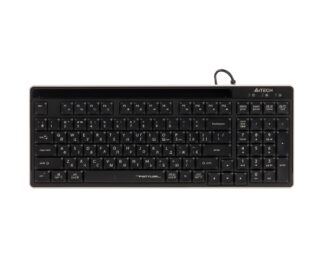 Клавіатура з ножичним перемикачем Fstyler, USB, Quiet typing, чорна