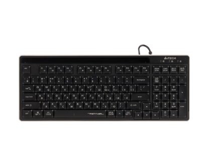 Клавіатура з ножичним перемикачем Fstyler, USB, Quiet typing, чорна