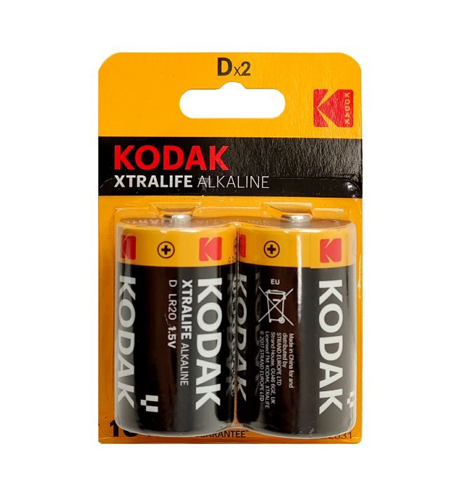 Батарейка KODAK XtraLife LR20 1x2 шт. блістер — фото 2