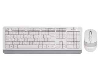 Комплект бездротовий Fstyler клавіатура+миша, білий, USB A4Tech FG1010