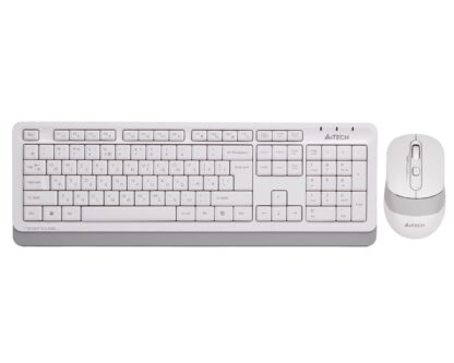 Комплект бездротовий Fstyler клавіатура+миша, білий, USB A4Tech FG1010