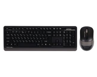 Комплект бездротовий Fstyler клавіатура+миша, чорно-сірий, USB A4Tech